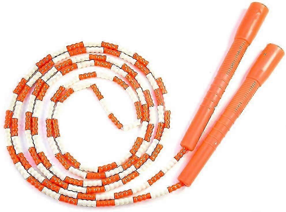 Jump Rope - Soft Beaded Segment Skipping Rope - Adjustable Tangle-free Fancy Rope For Workout