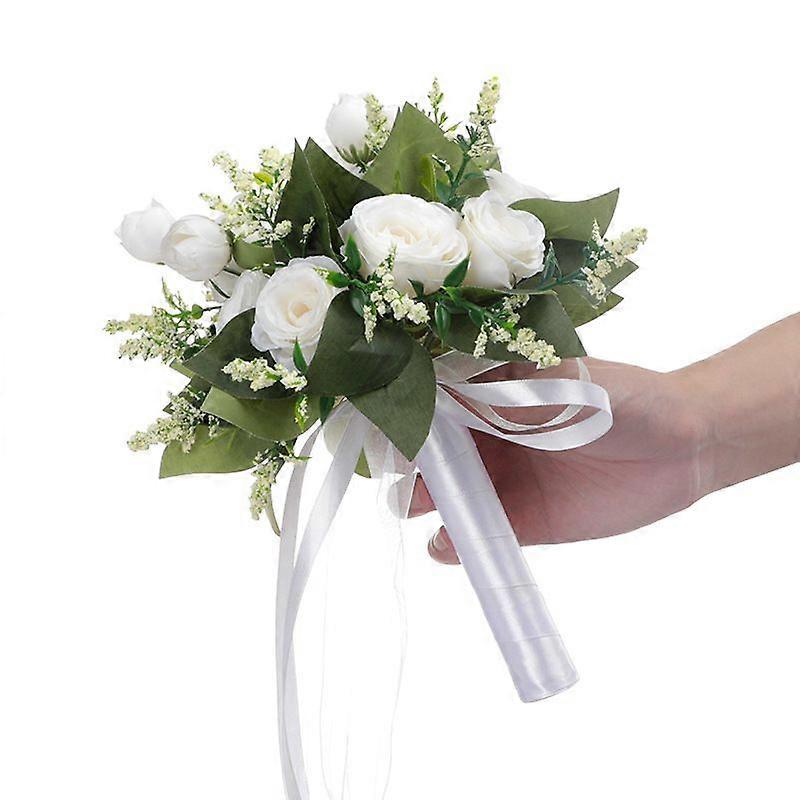 Versatile White Rose Bouquets for Wedding Ceremonies & Anniversaries