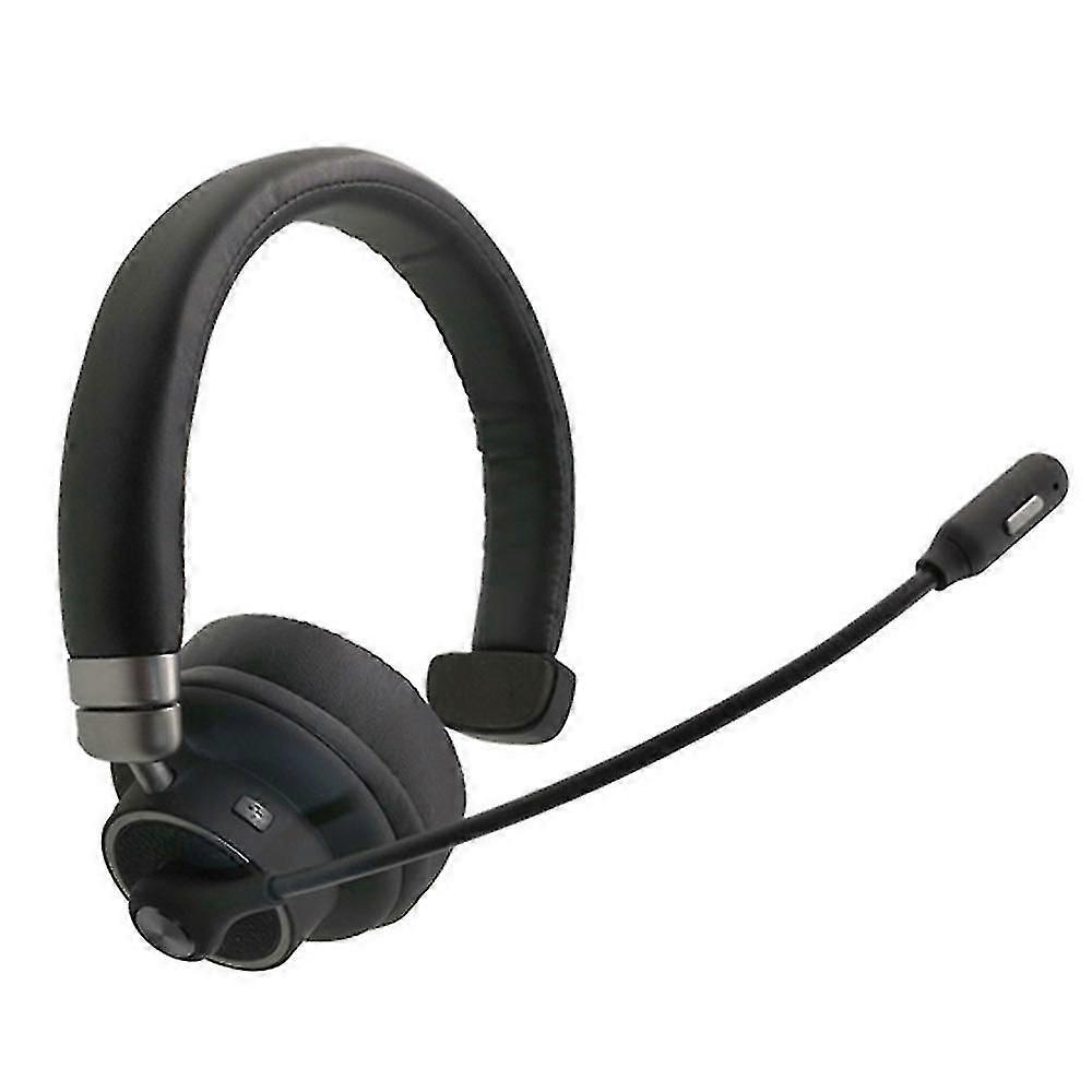 Bluetooth Headset With Microphone, Wireless Headset With Noise Cancelling Sound,comfortable Extra Cushion, Strong Bt Signal,mute Button,cell Phone Hea