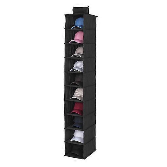 Baseball Cap Storage Bag Organizer Large Capacity Hat Rack with 10 Compartments