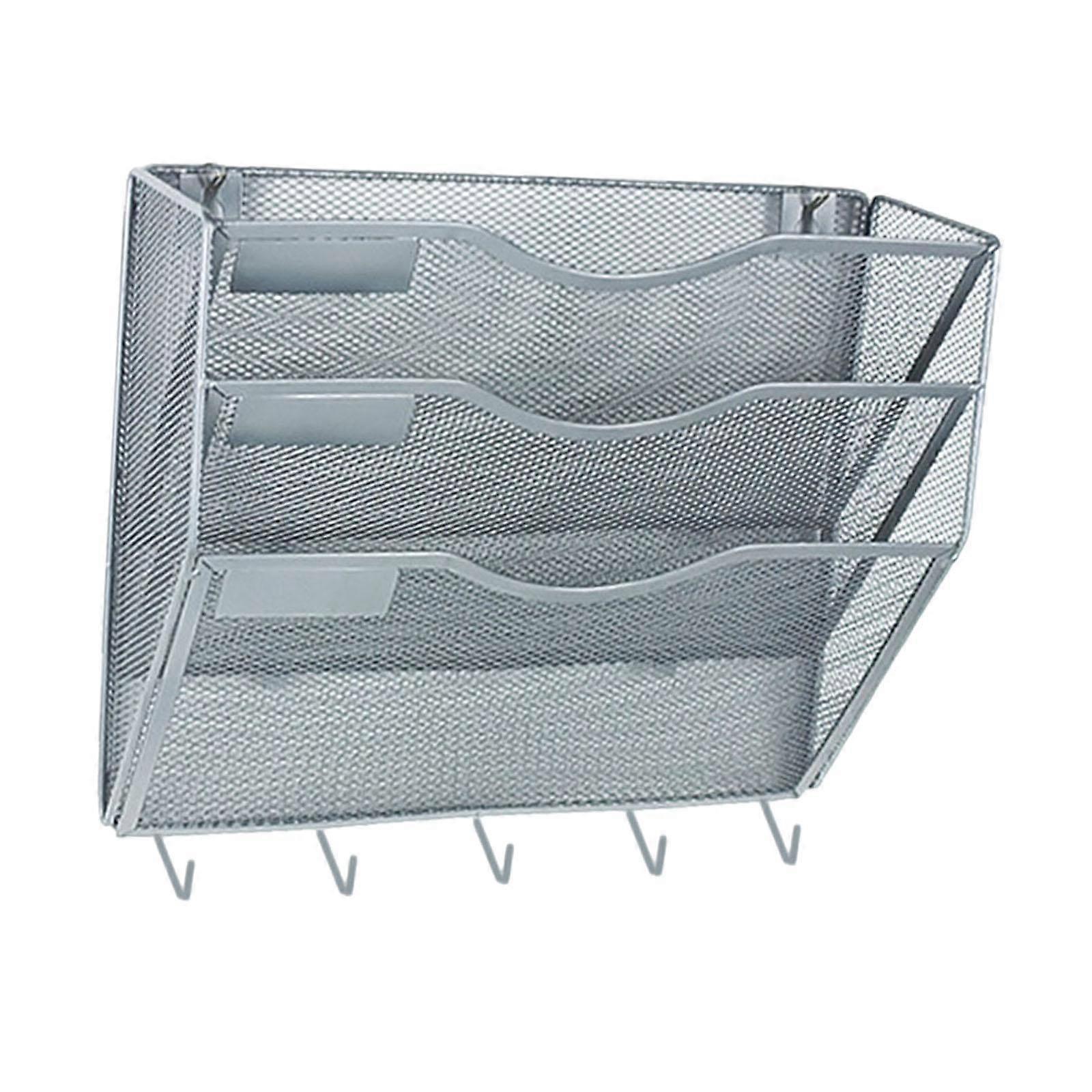Wall Hanging File Document Organizer File Holder Space Saving Multifunctional