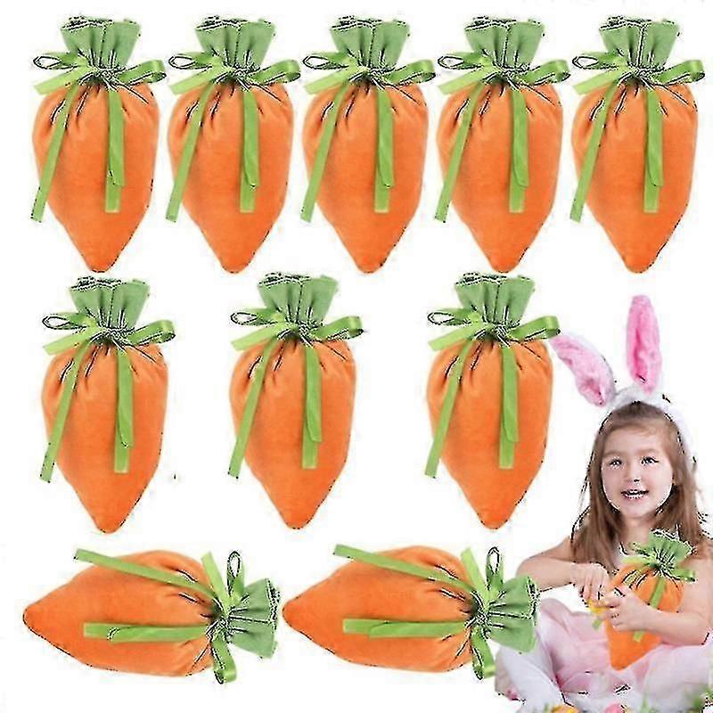 Easter Egg Bunny Carrot Bag Party Candy Tašky baliace tašky