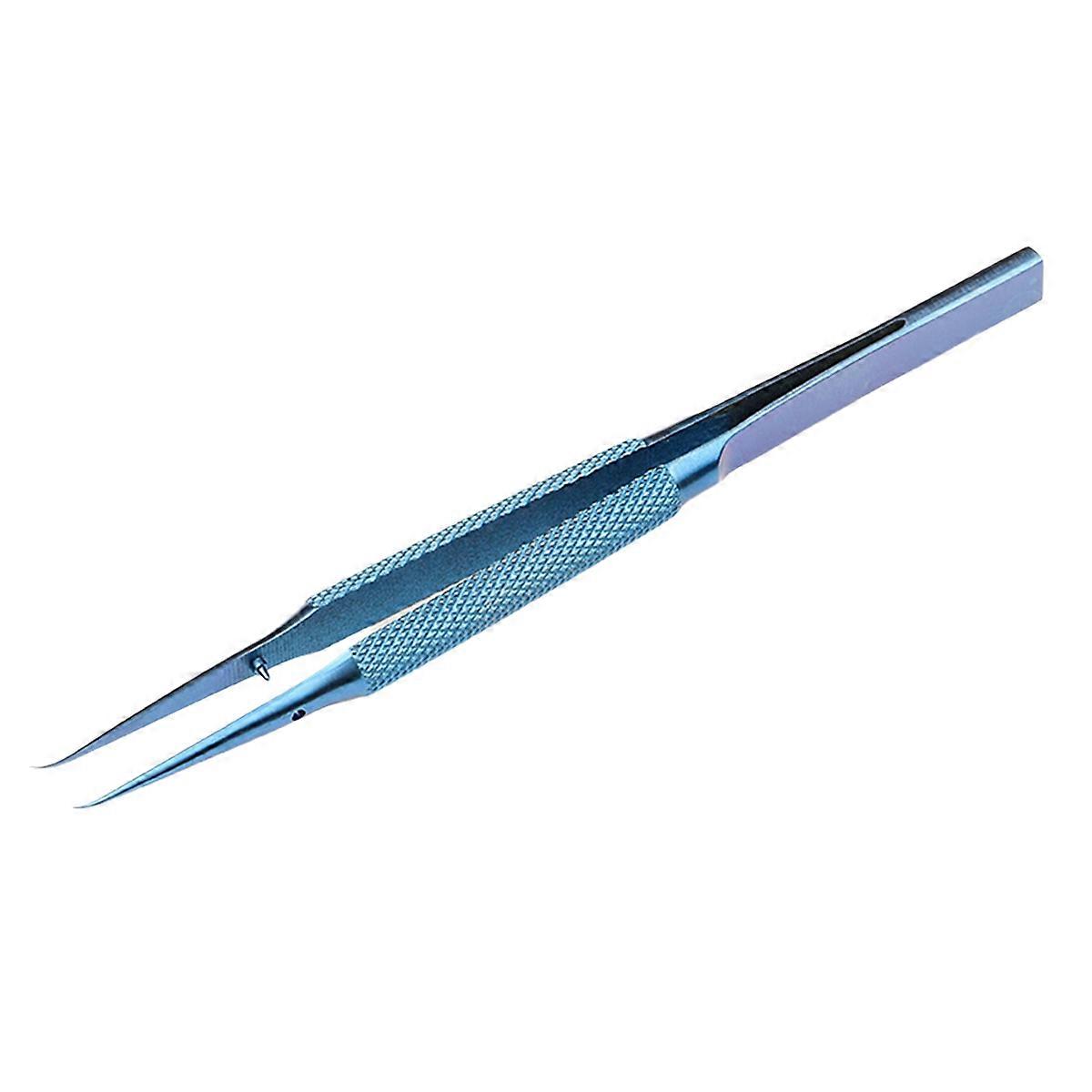 Tweezers Mobile Phone Repair Tweezers Titanium Alloy 140cm Pointed 0.15mm Microscope Flying Wire Tweezers Elbow