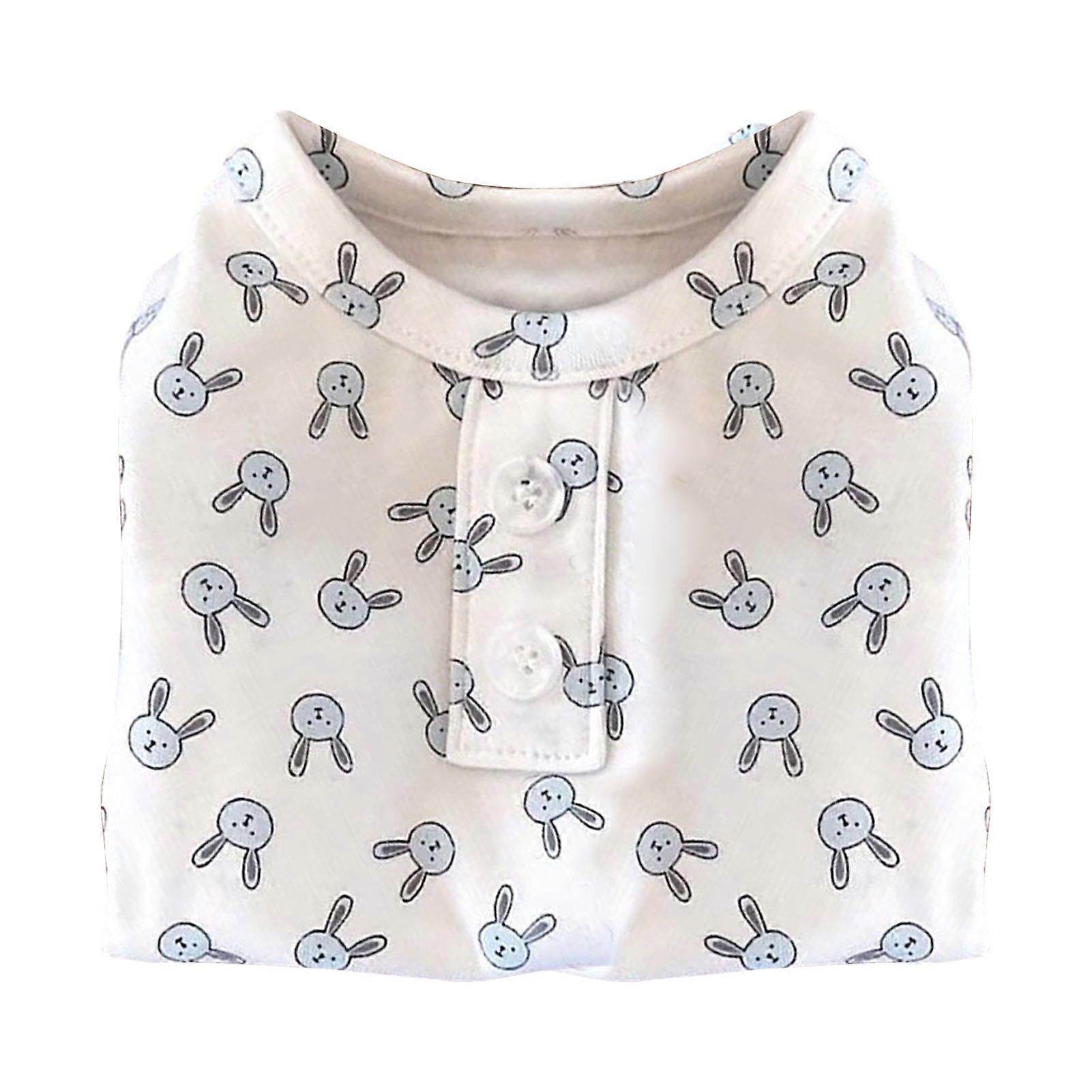 Dog Summer Thin Polyester Soft Puppy Kitten Shirt White S