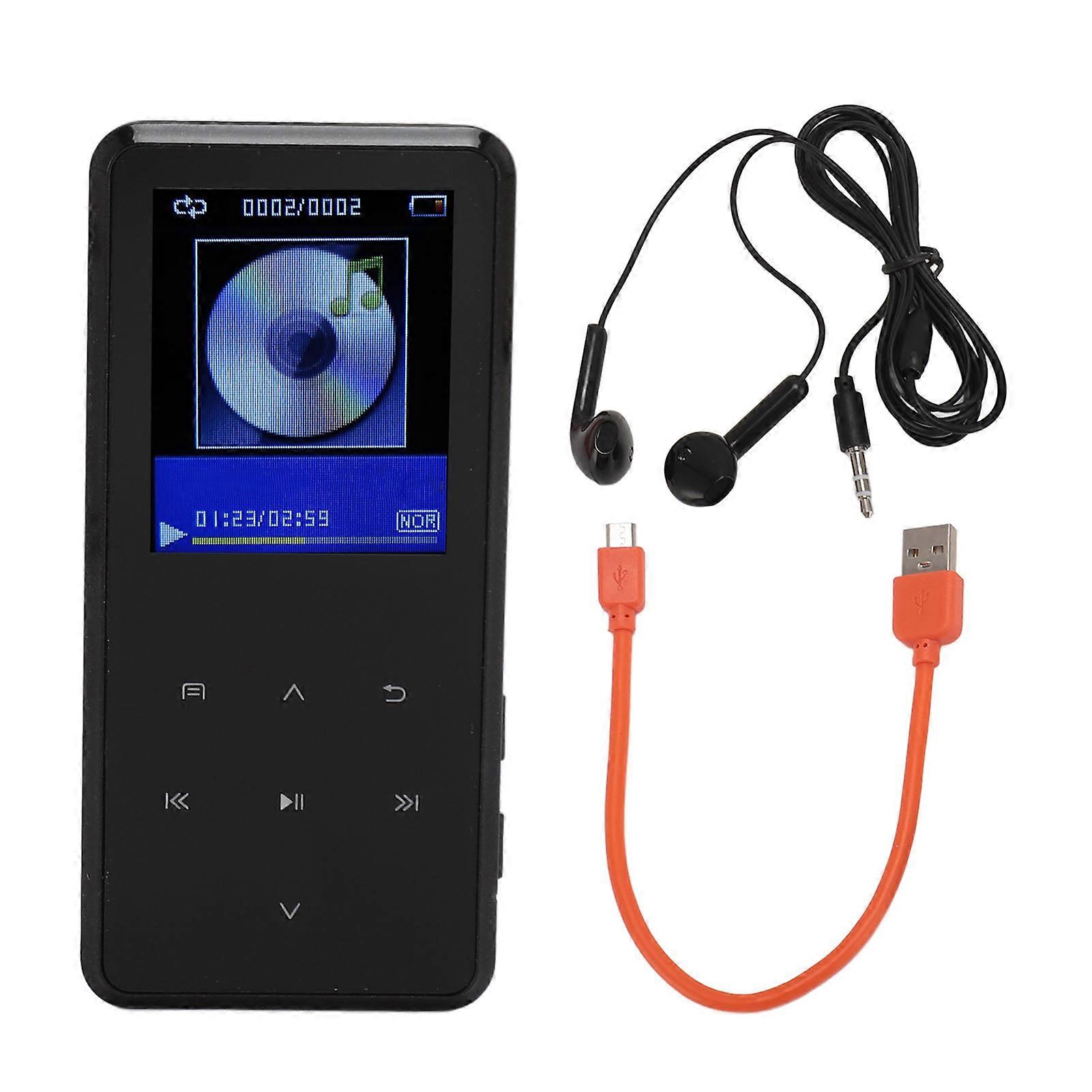 Voice Activated Recording Device MP3 Player E Book Reading Video Playback Album Noise Reduction Touch Button HiFi Voice Recorder 16G