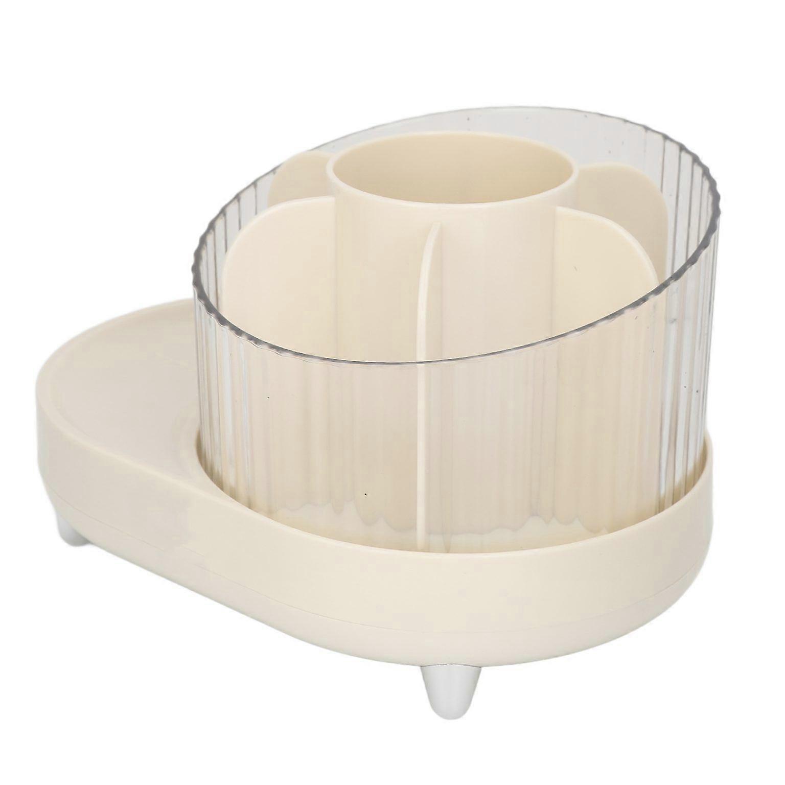 Rotating Makeup Brush Organizer & Storage Case