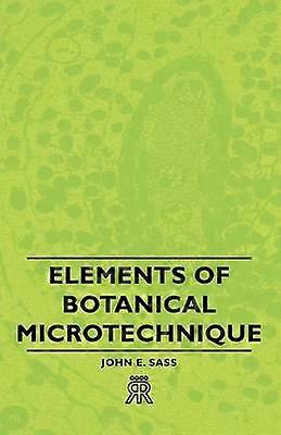 Éléments de microtechnique botanique