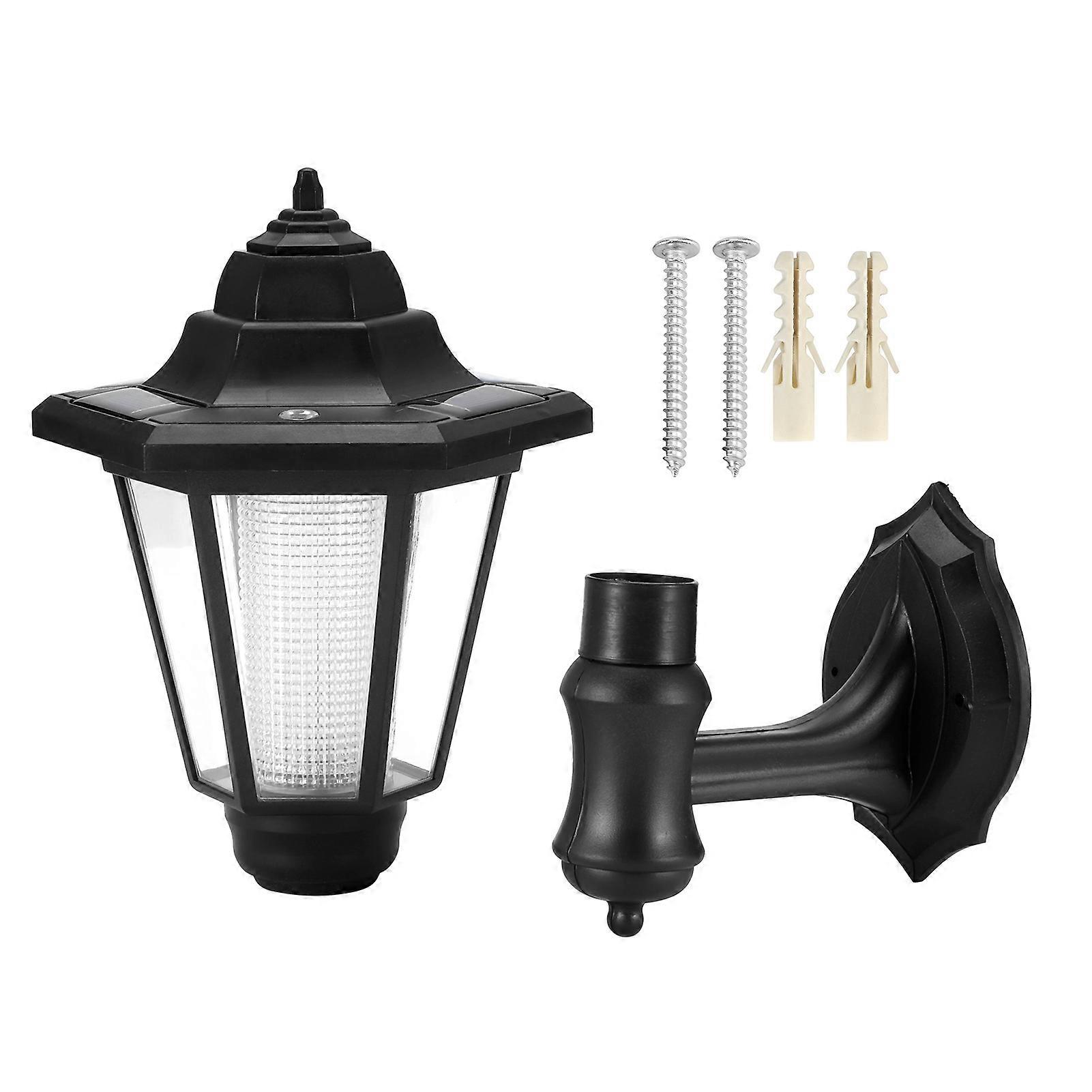 Υπαίθριος αδιάβροχος ρετρό ελαφρύς επιτοίχιος φωτισμός λαμπτήρων ηλιακής ενέργειας Hex (θερμό λευκό)