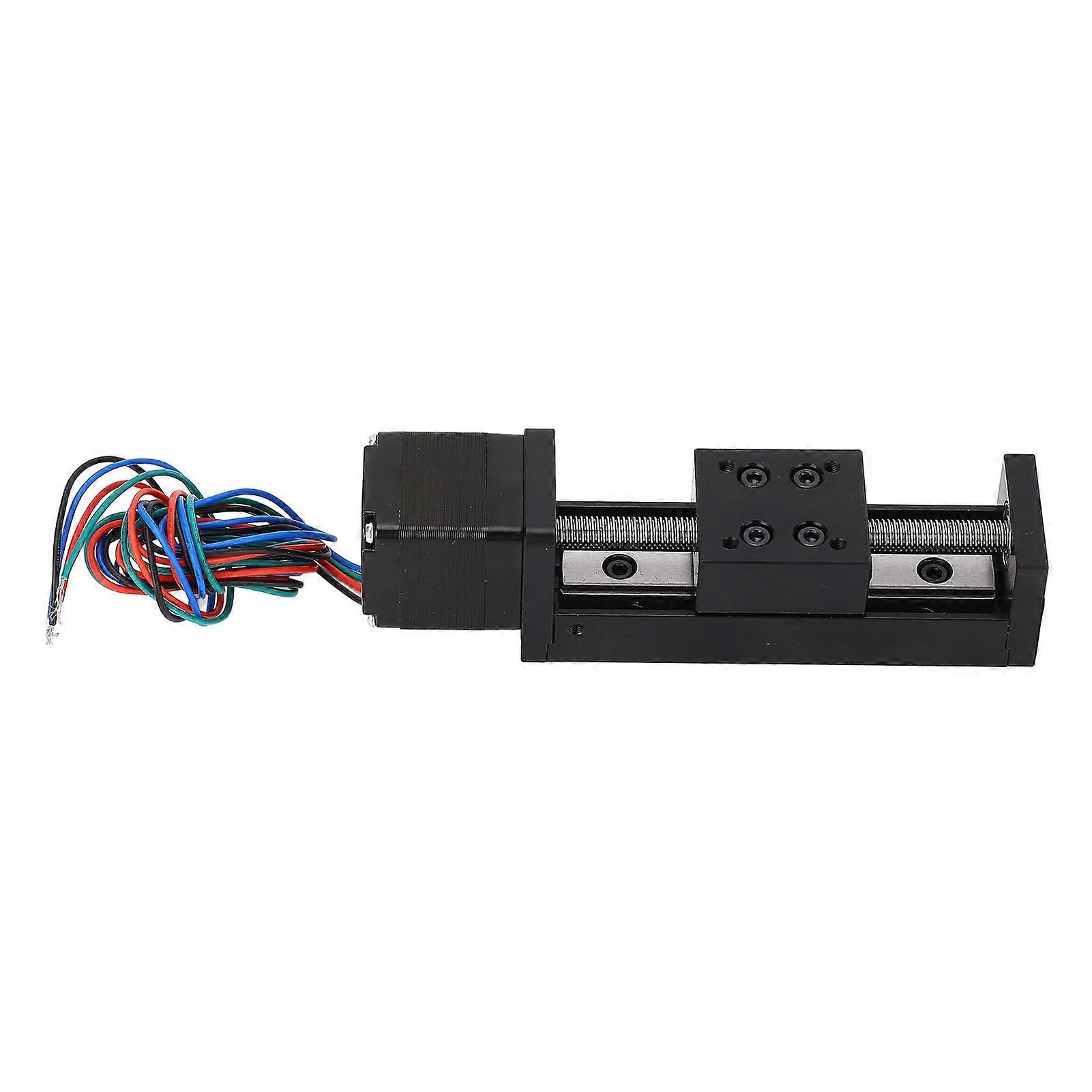 Linear Rail Guide Slide Actuator 50mm Stroke T Shape High Accuracy 28 Stepper Motor X Y Z Linear Stage Motion Actuator
