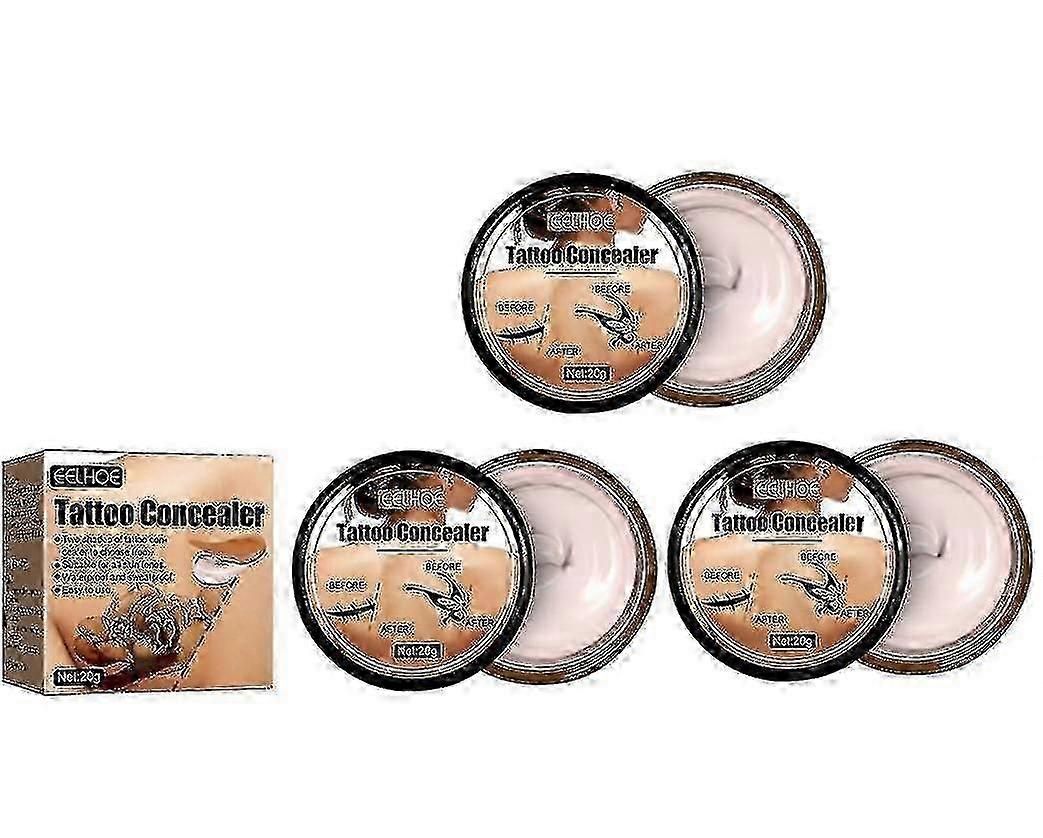 غطاء خافي العيوب الوشم ندبة وحمة بقعة مقاوم للماء تفتيح غير مرئي Two-co