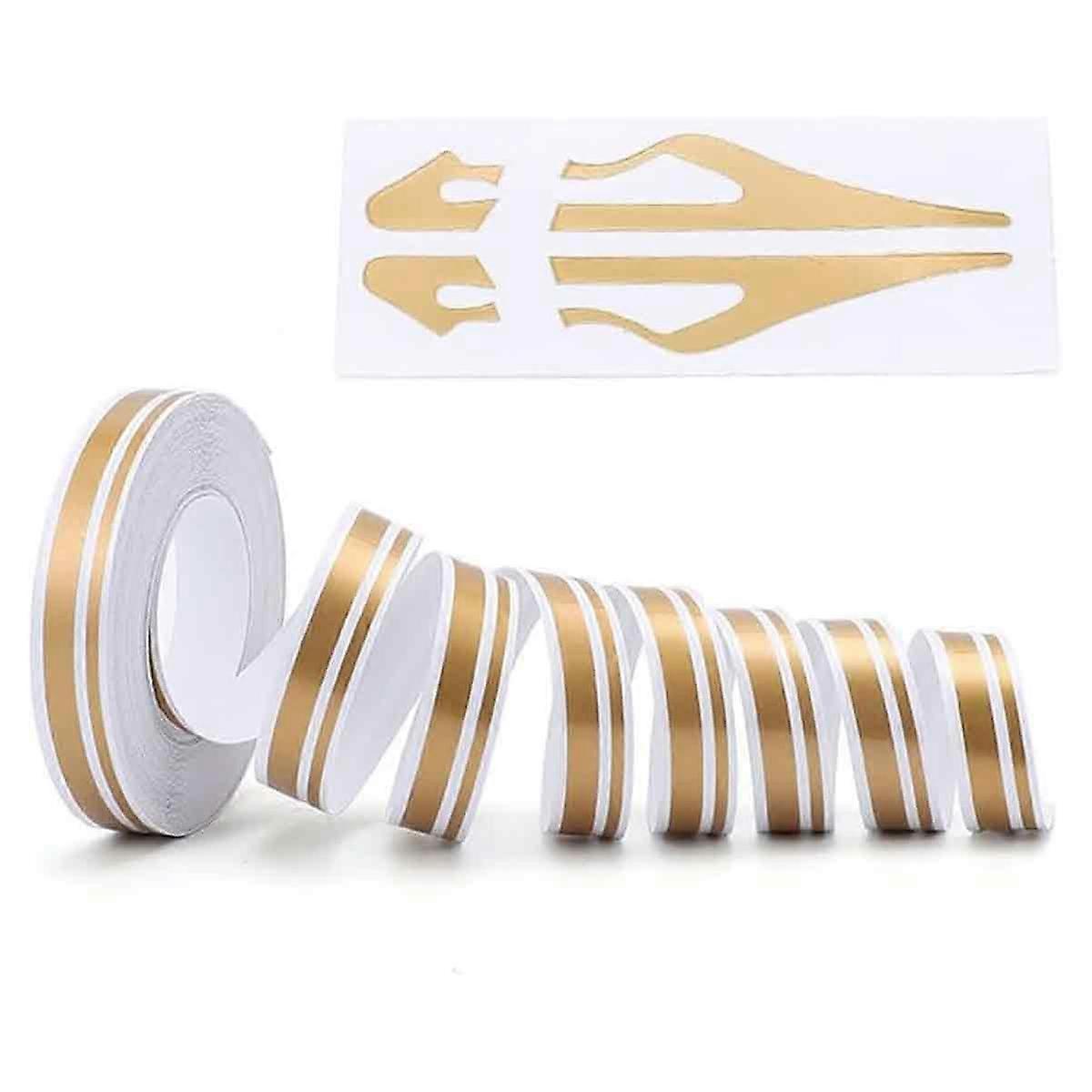 Pinstripe Tejp Dekal, Guld