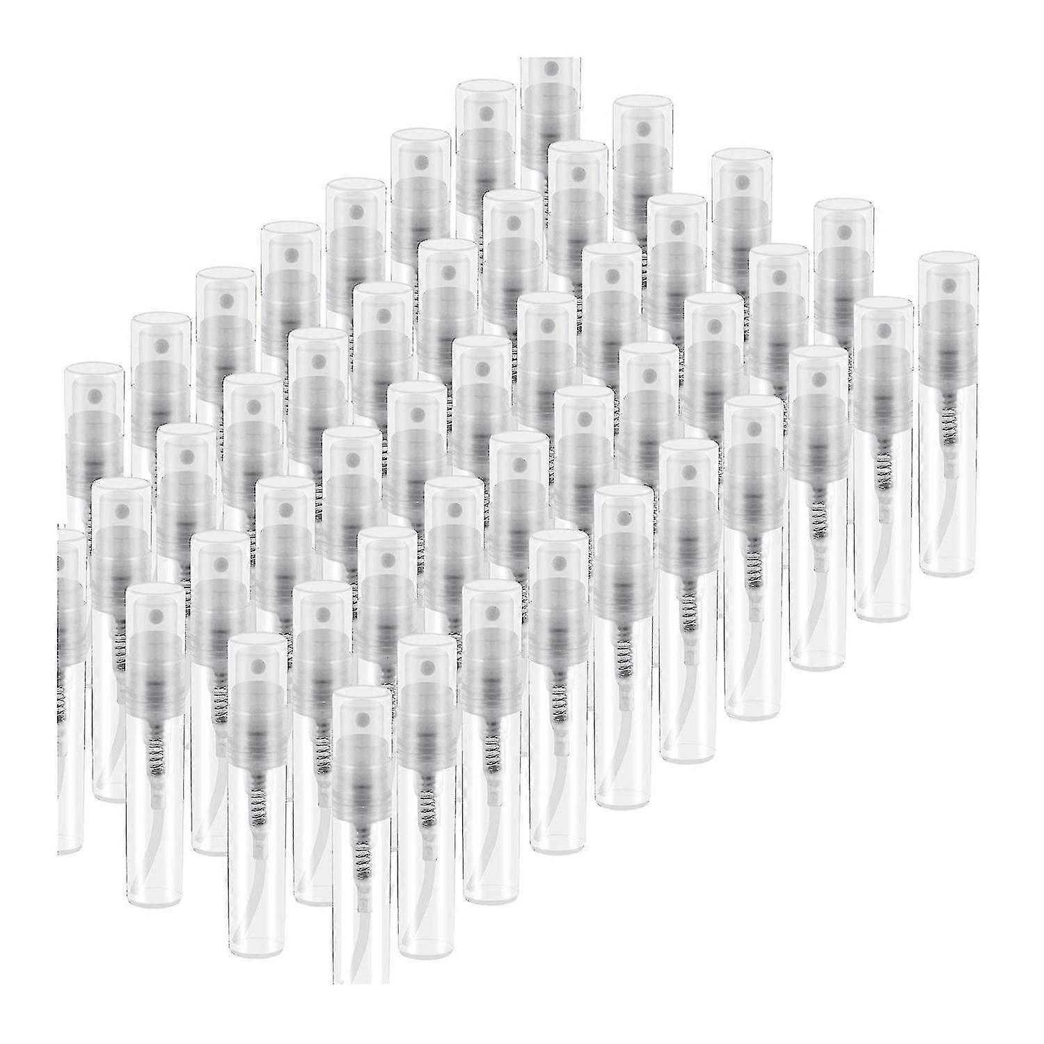 unique 50 Pcs Disposable Perfume Atomizer, Clear Plastic Spray Portable Spray - 3ml