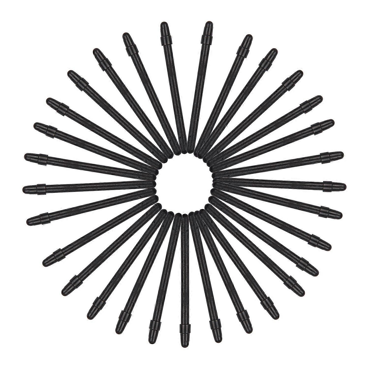 30PCS Stylus Pen Nibs and Pen Clip for T505 Professional Graphics Drawing Tablet Stylus Pen Black