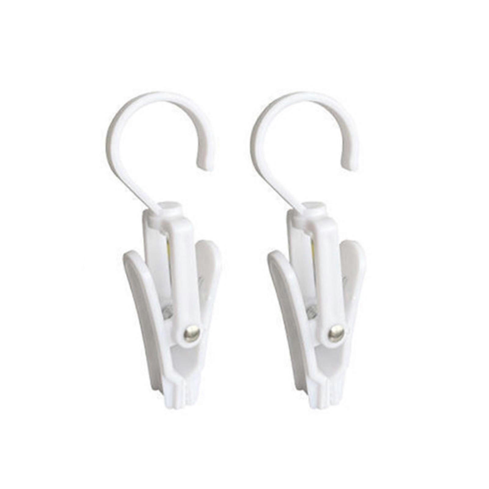 2Pcs Hat Clip Windproof Anti-slip Clothing Drying Hanger Hooks Rotating Clothespin for Hats Towels Socks Jikaixiang