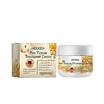 Crema para el cuidado de la piel con veneno de abeja, suave, limpia y lubrica la piel y elimina los gránulos de la pulpa
