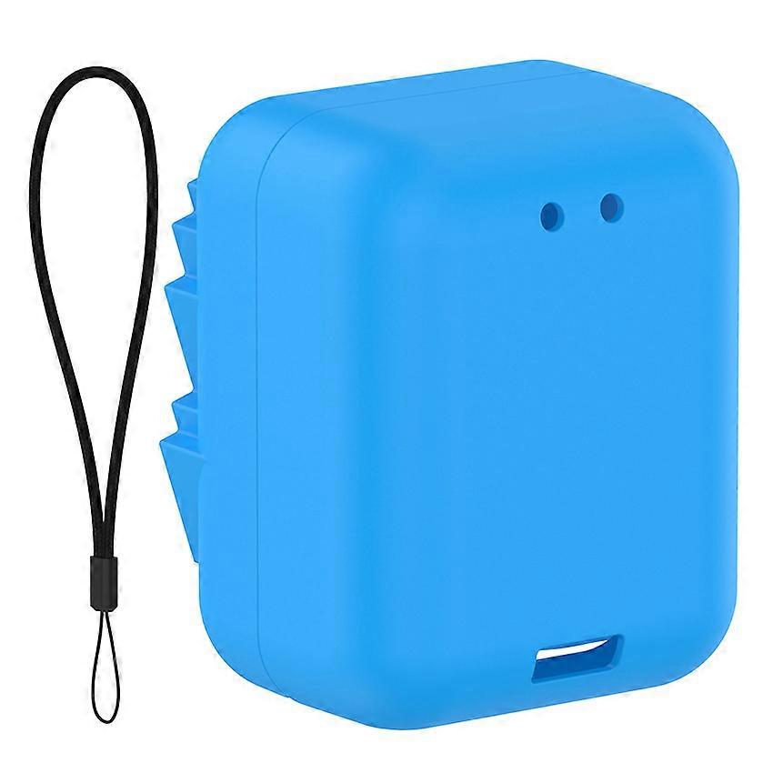 Silicone Protective Case Toy Storage Case Accessories for Bitzee Disney (Sky Blue)