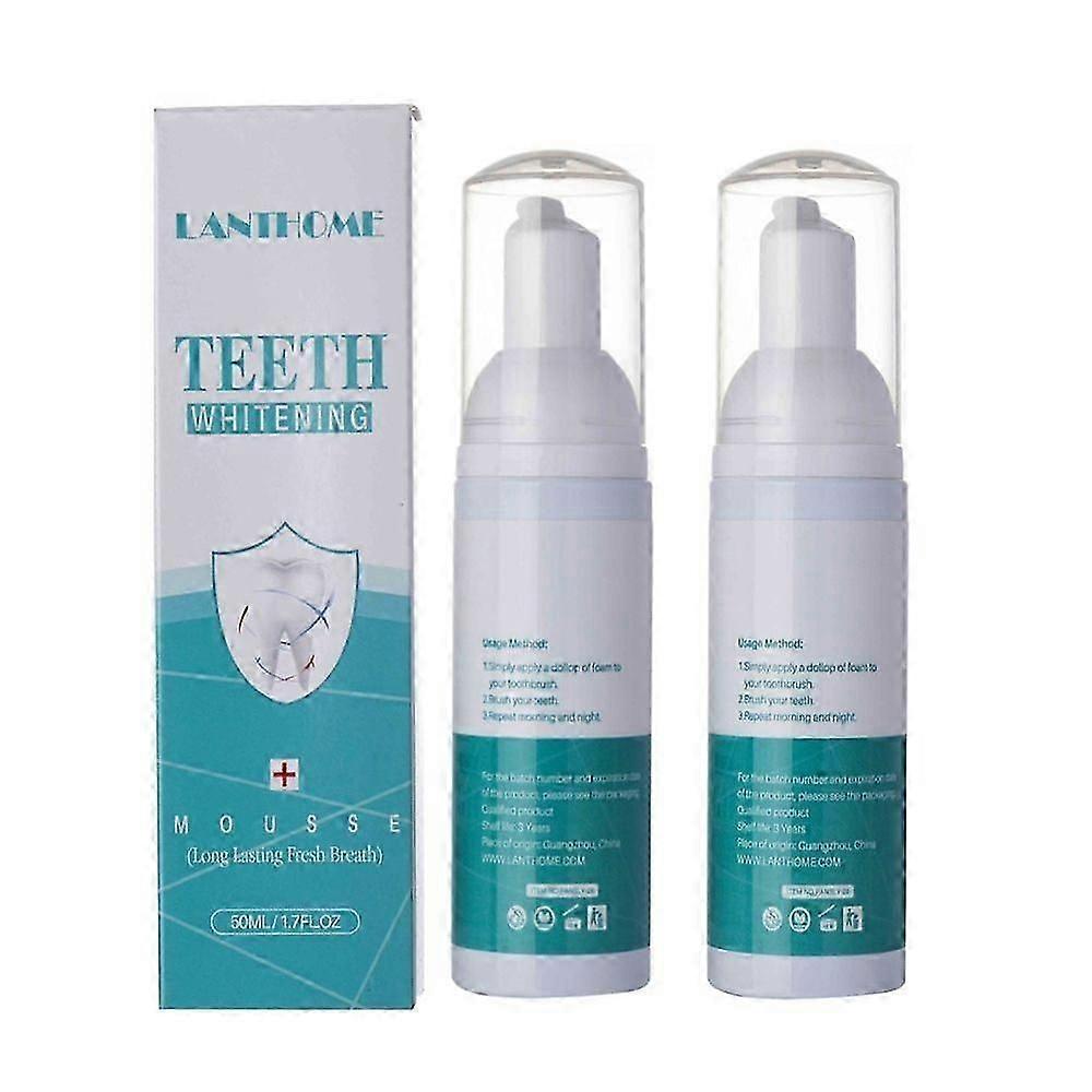 2pcs Zähne Zahnaufhellung Zahnpasta Weiß Bleaching Zahnaufheller Zahnmousse