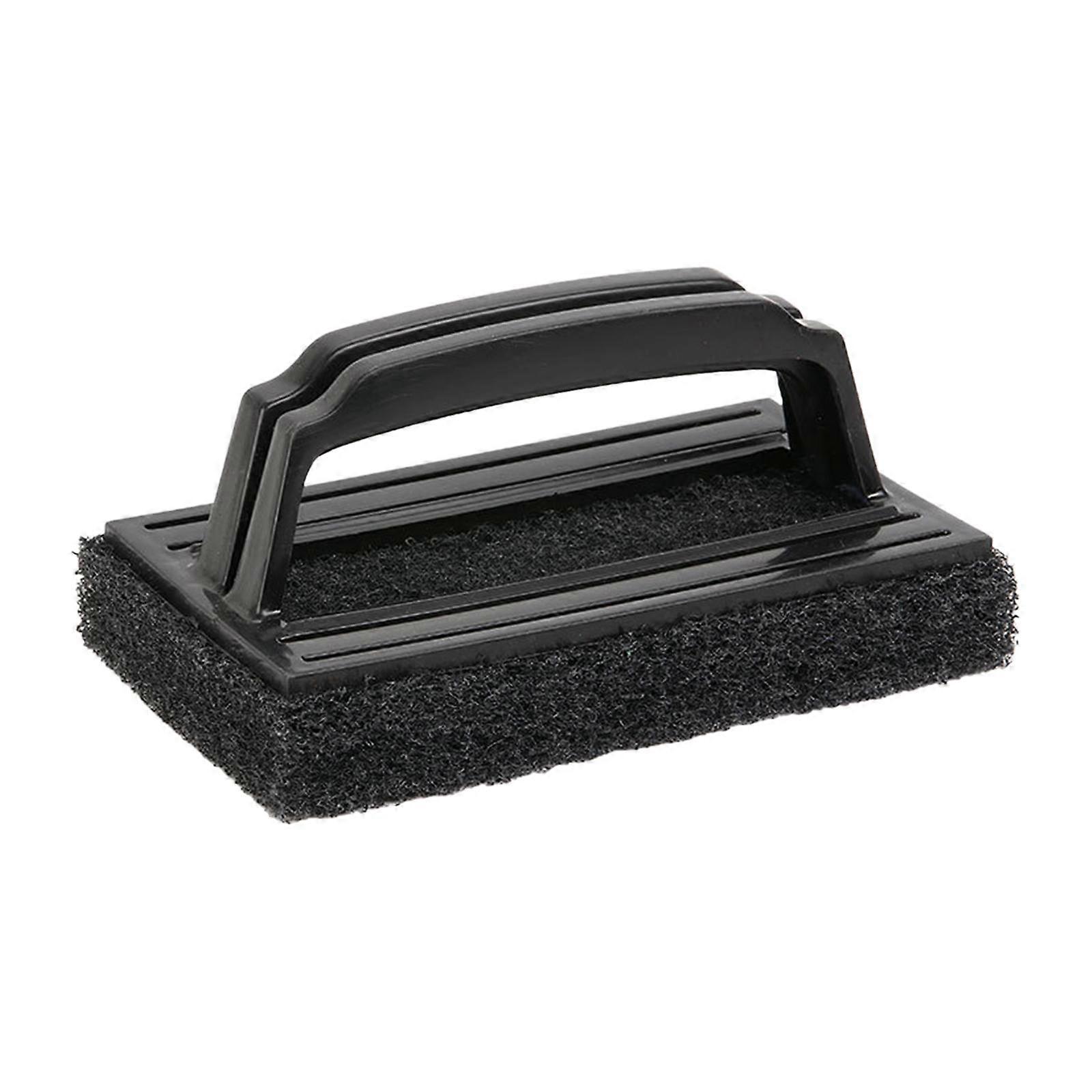 Handheld Pool Brush, Scrubbing Scouring Sponge Pad, Tile Walls Surface Cleaning