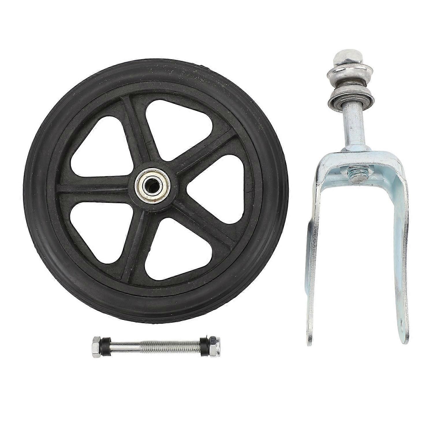 6 Inch Wheelchair Front Wheels with Front Fork Drive Steel Bearing Wheel Front Fork for Wheelchair R