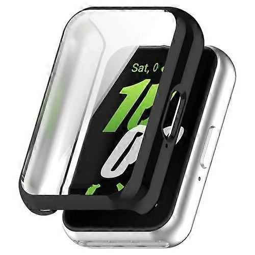 For Samsung Galaxy Fit 3 Full Coverage TPU Electroplated Watch Protective Case