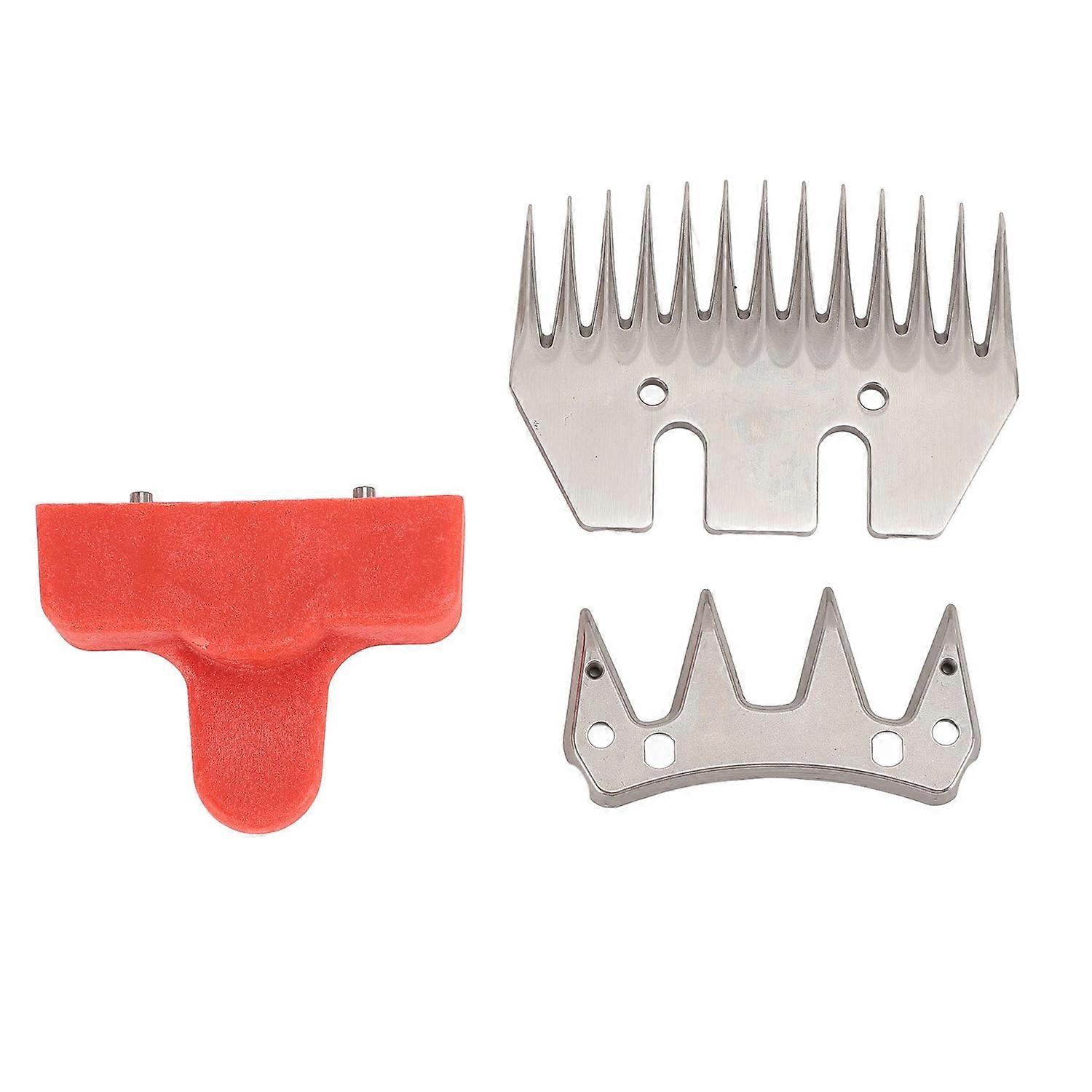 Sheep Shears Replacement Blades Professional Stainless Steel Shearing Clipper Blades for Sheep Alpac