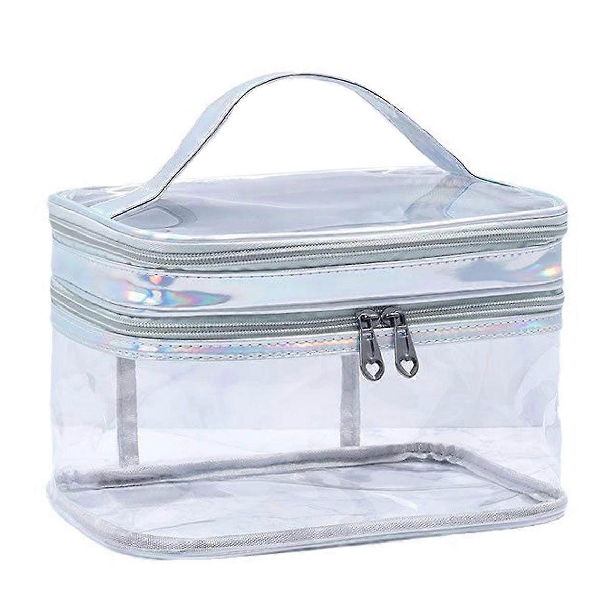 Clear Makeup Pouch, PVC Plastic, Cosmetic Bag