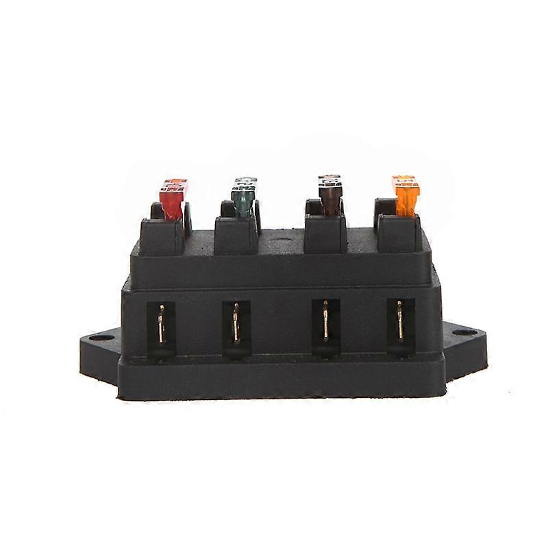 Universal Car Truck Vehicle 4 Way Circuit Automotive Middle-sized Blade Box Block Holder