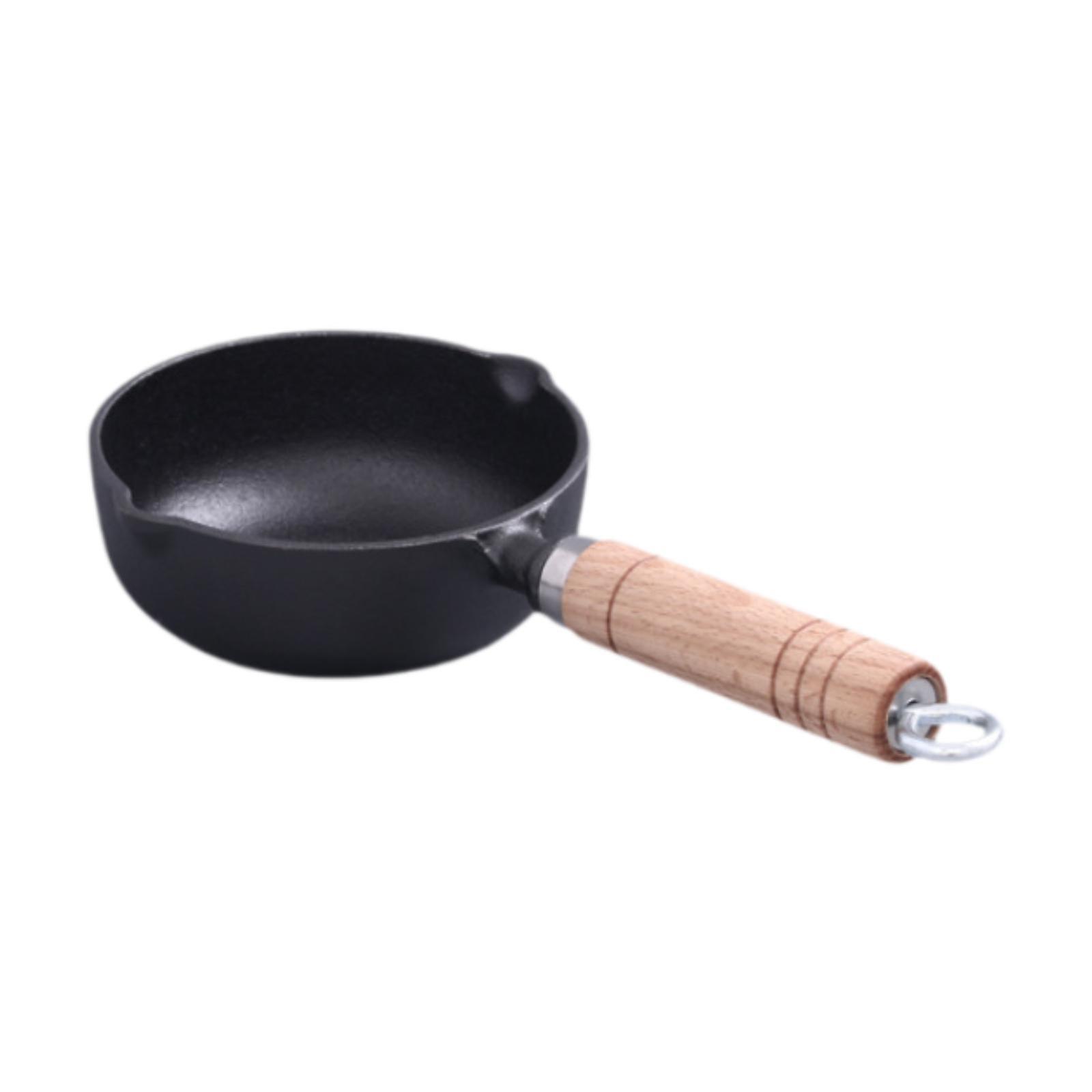 Cast Iron Skillet Small Omelet Pan Professional Cookware Mutilfunction Melting