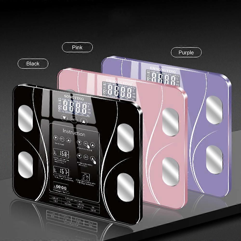 Body Fat Scales Intelligent Electronic Weight Scale High Precision Digital BMI Scale Water Mass Health Body Composition Analyzer Monitor