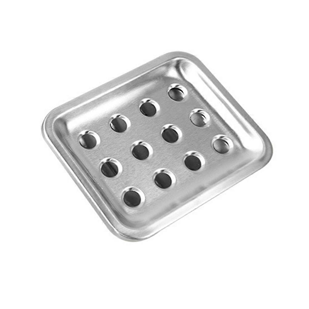 Stainless Steel Double Layer Soap Dish Tray Removable Dry Saver