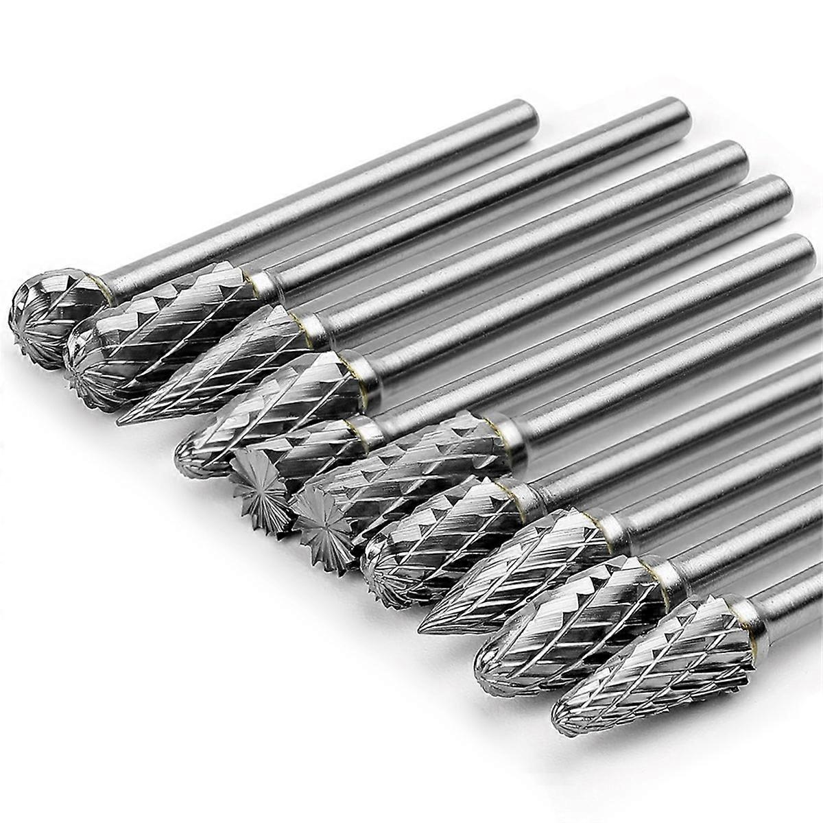 Carbide Burr Set Compatible with for Dremel Rotary