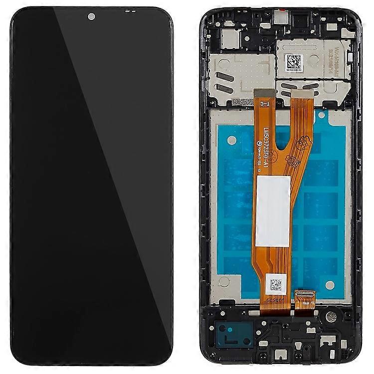 Compatible For Samsung Galaxy A03 Core A032 Grade C LCD Screen and Digitizer Assembly + Frame Replacement Part (without Logo)
