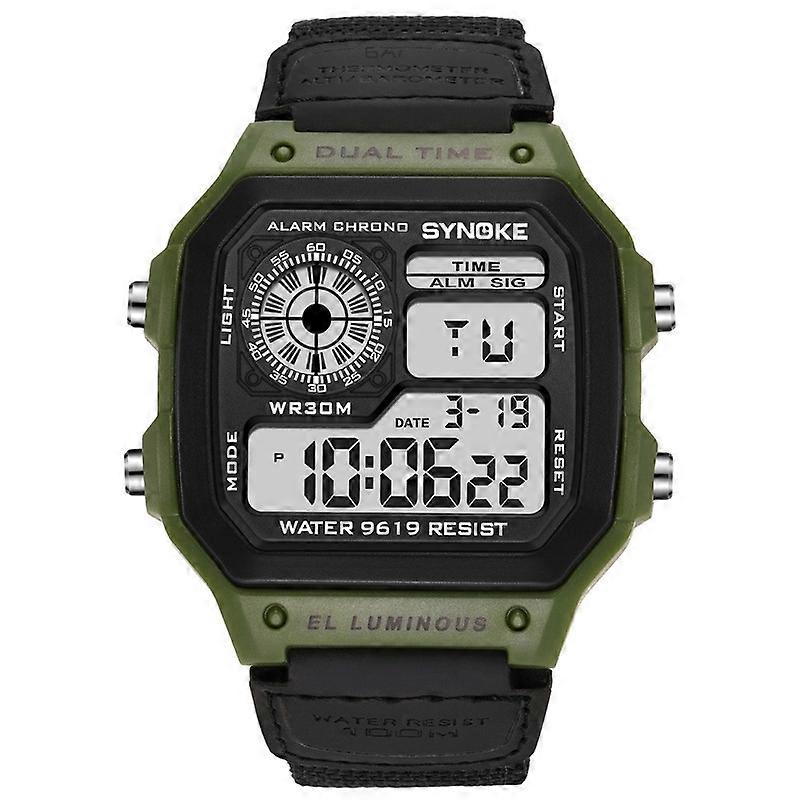 SYNOKE 9619B Luminous Waterproof Digital Watch
