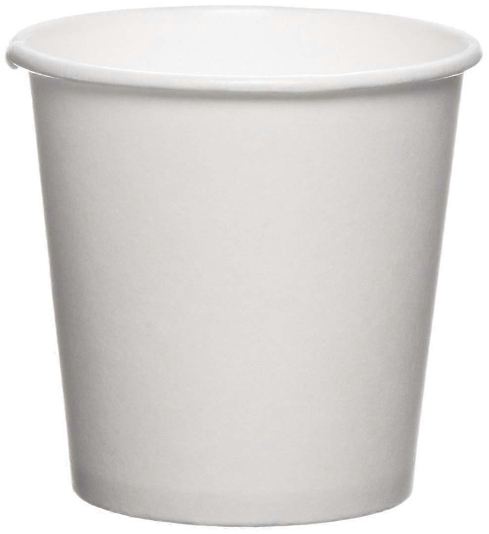 200 Pcs White Sturdy BPA Free Paper Cups for Hot Beverages Espresso 4 Oz