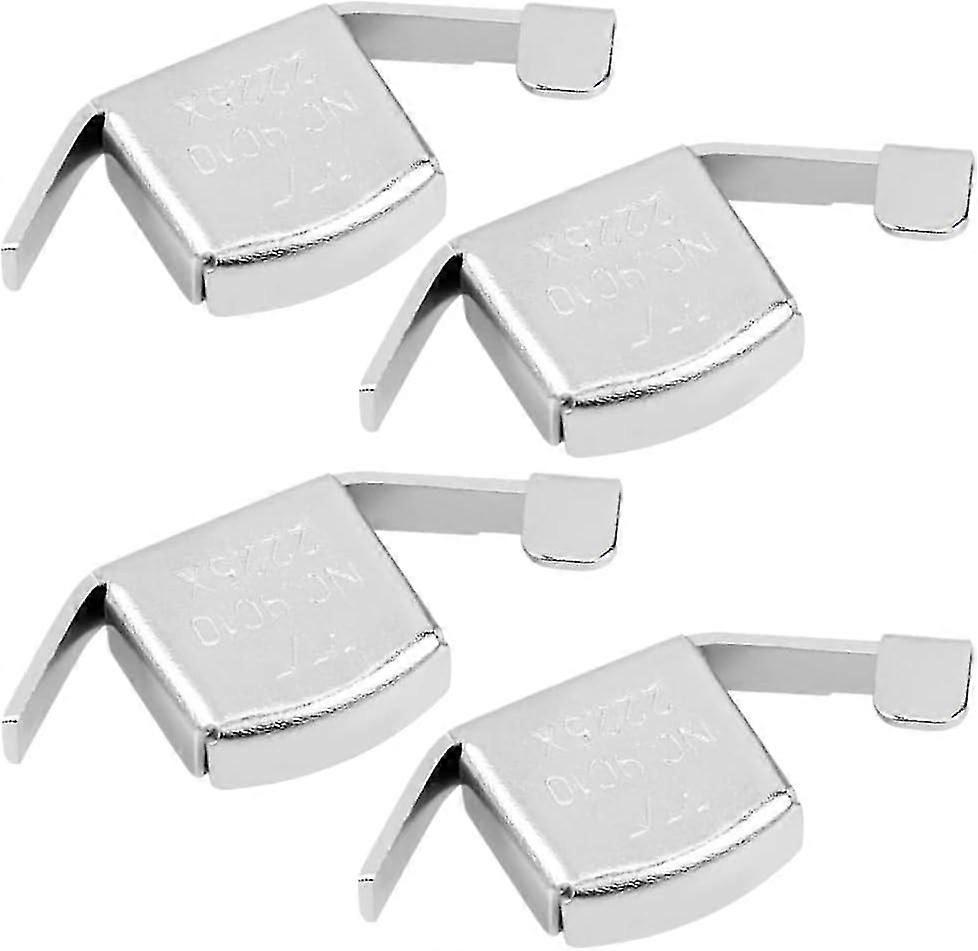 Universal Magnetic Seam Guide Press Feet - 4 Pcs, Silver