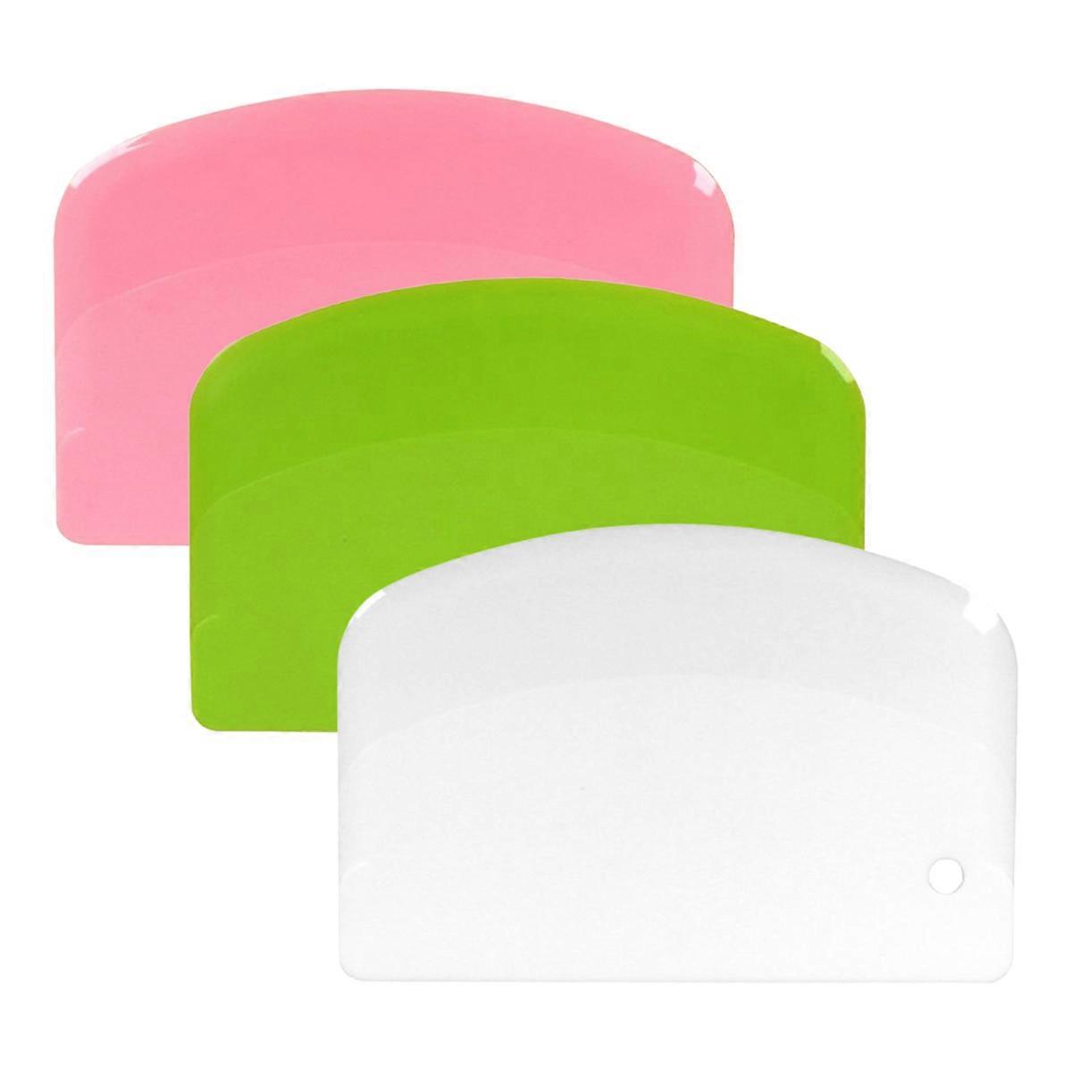 Dough scraper, bowl scraper, pastry scraper, plastic table top cutter for baking dough, bread scraper, cake scraper