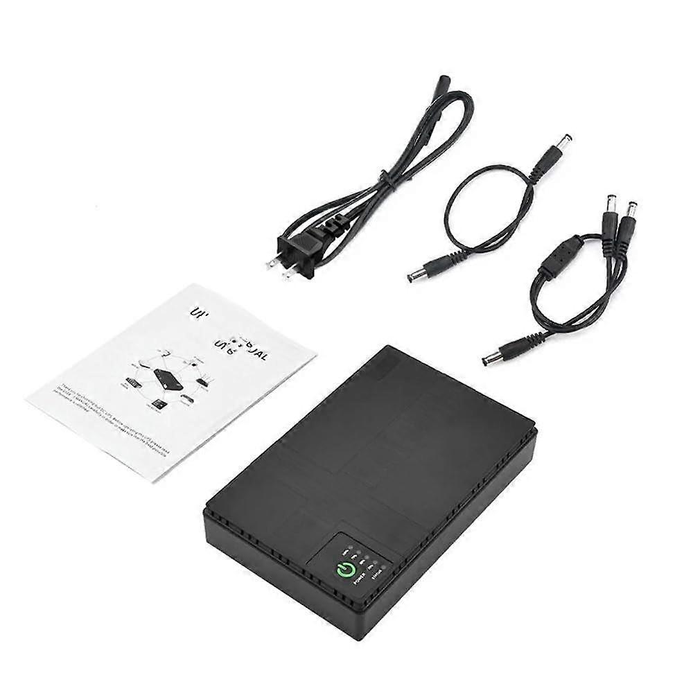 for UPS Uninterruptible Power Supply Router DC Multi-Port with POE Optical Cat Cell Phone Switch Mini Router E,US Plug