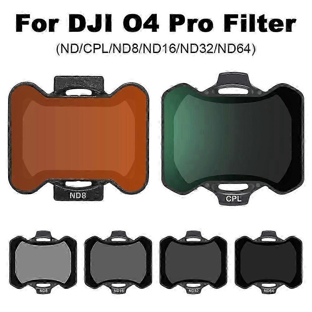DJI O4 Pro Air Unit featuring ND Filters Dimmer CPL Polarizer and UV Protection