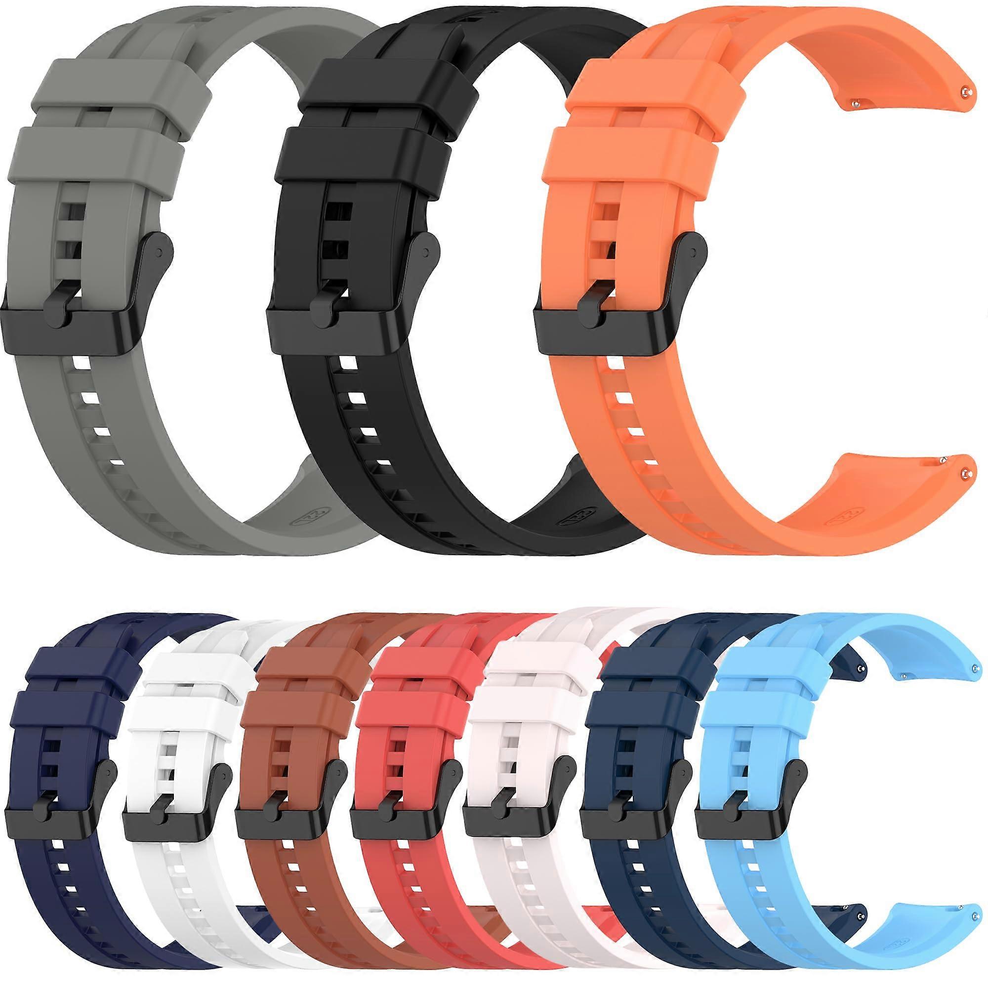 Silicone Bands 10 Pack Compatible with ZOSKVEE P95 SUNKTA K52 KALINCO P22 Adjustable Soft Material Multi-Color Options