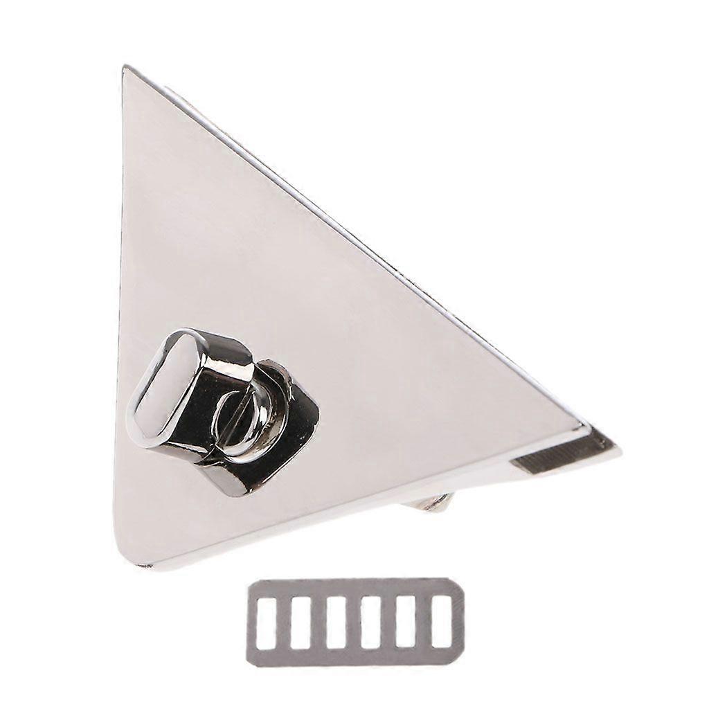 DIY for Triangle Shape Clasp Turn Lock Twist Locks for Handbag Shoulder Crossbod
