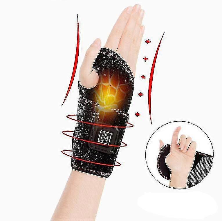 Hand And Wrist Heated Brace, Wrist Warmer Electric Heated Wrap