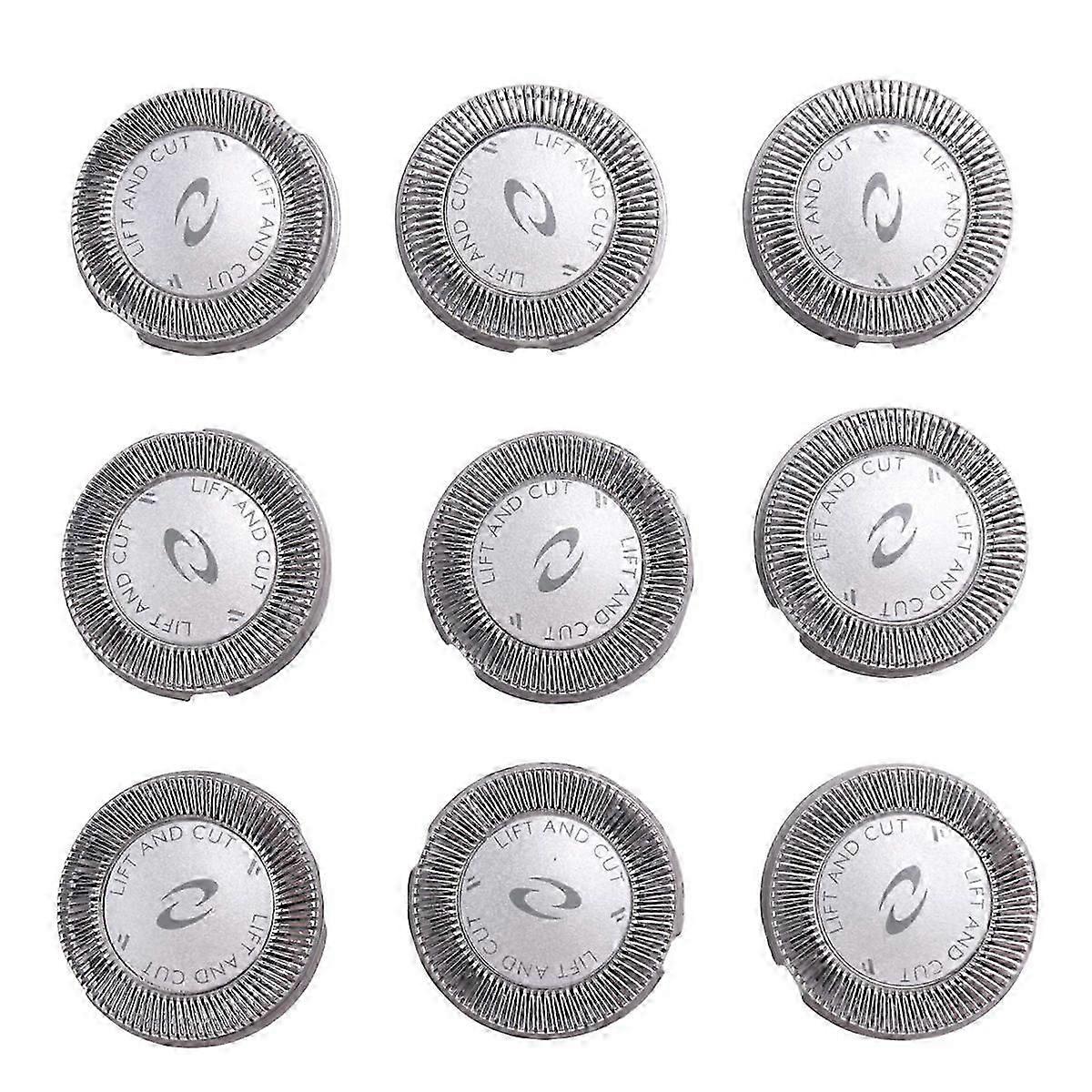 9 Pcs Replacement Shaver Head suitable for Philips Norelco HQ3 HQ4 HQ55 HQ56 HQ6900 HQ6868 HQ5812 HQ6874 Razo