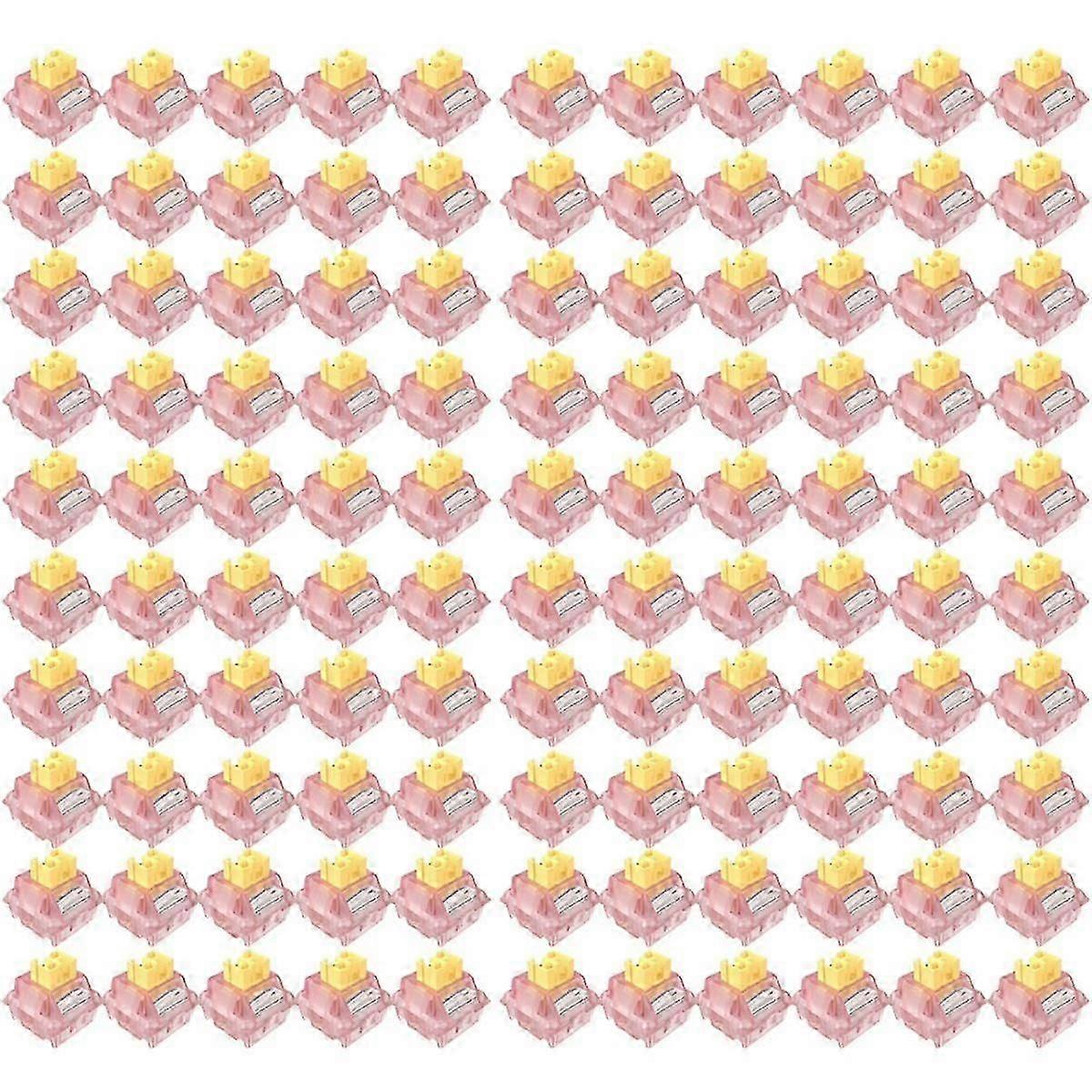 110Pcs V3 Switch Lubed Silent Switches Mechanical Keyboard Linear Tactile 5Pin Hot Swap PA66 Pre Lu