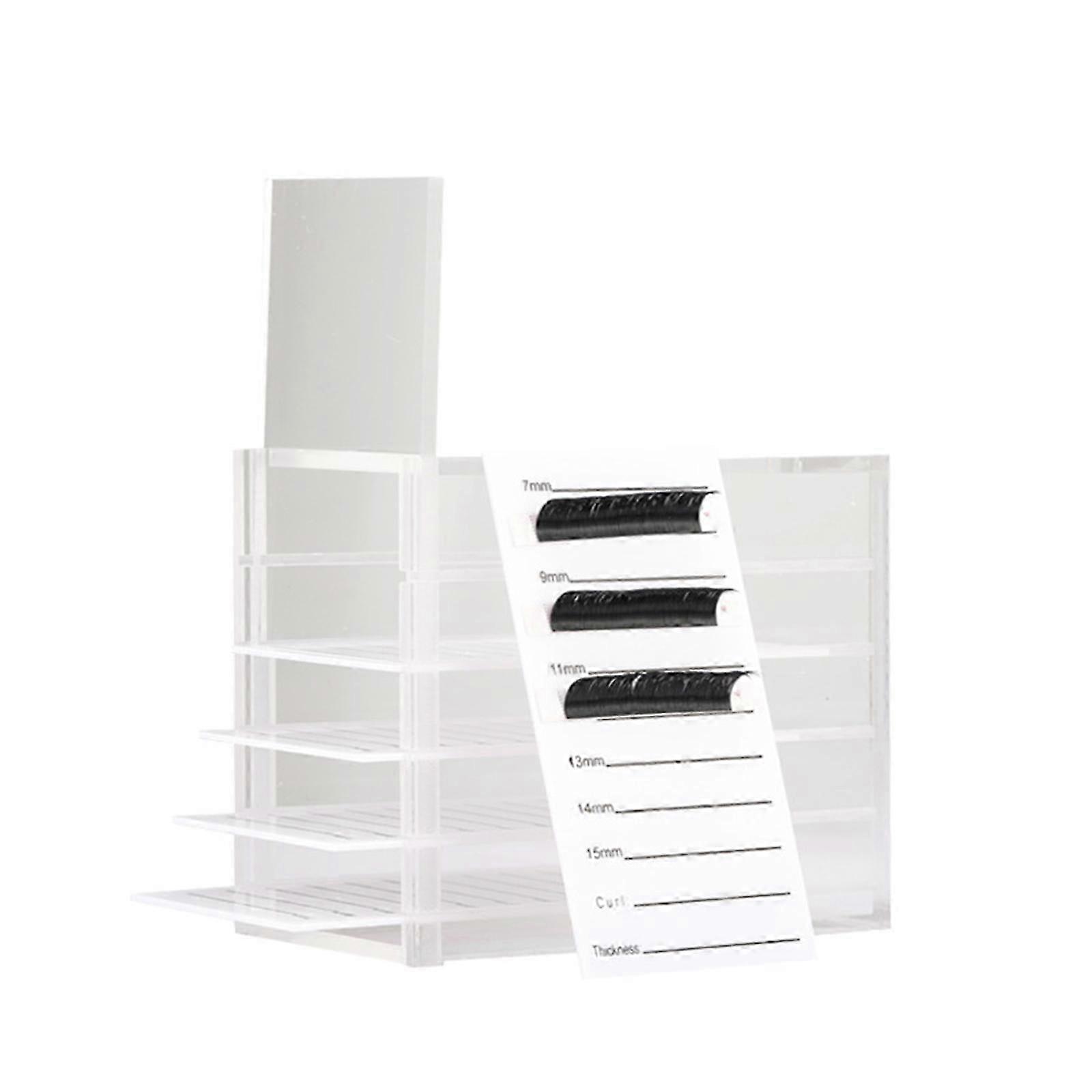 5 Makeup Display Container Eyelash Curler Box Extension Tool Layers Eyelash Storage Box