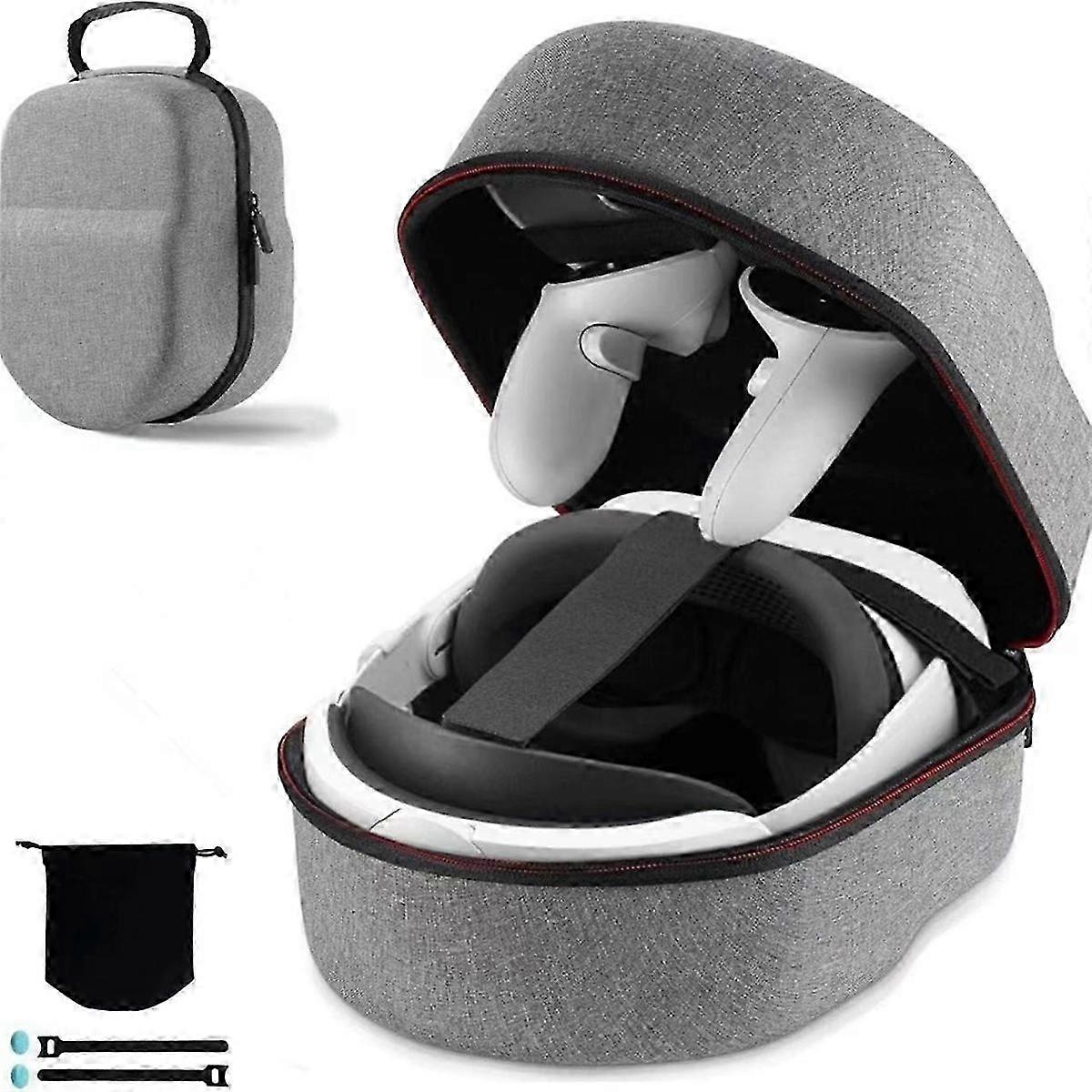 Portable Storage Bag compatible Oculus Quest 2 VR Shockproof Travel Carrying Case compatible Meta Qu