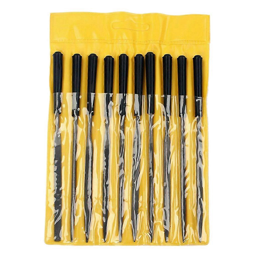 10pcs Guitar Frets Nuts Needle File Set Polished File Rasp Grinding Knife Wood Sharpening Grinding Carving Cutting Tools