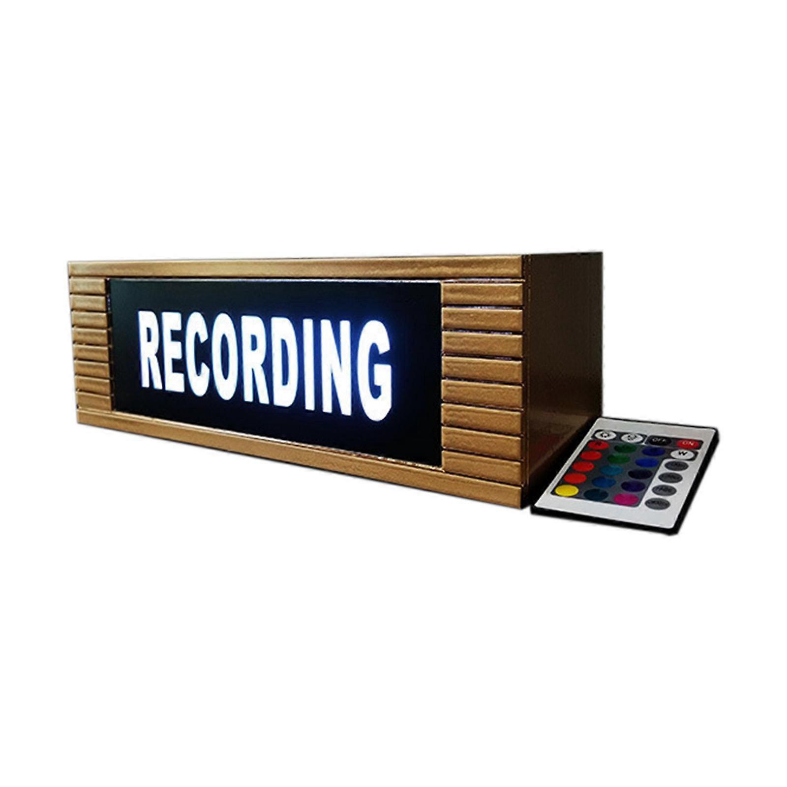 Recording Light Sign ,LED Illuminated Sign ,Remote Control ,with Dimmable