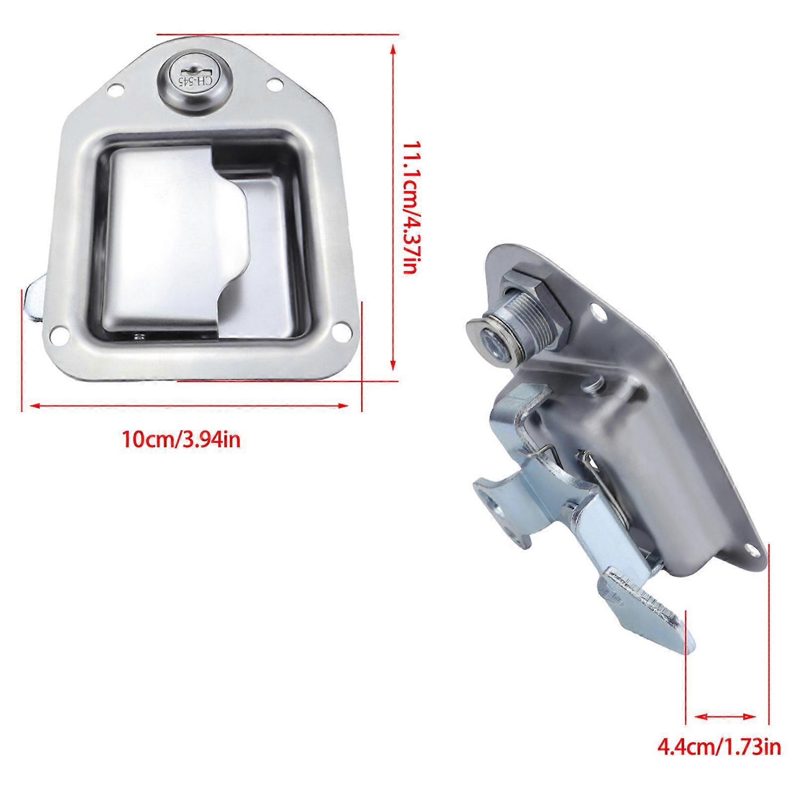 Truck Tool Box Latch Replacement Stainless Steel Toolbox Handle Latch Lock with Keys for RV, Trailer, UTV, ATV Box, Campers - 34 Truck Tool Box Latch Replacement Stainless Steel Toolbox Handle Latch Lock with Keys for RV, Trailer, UTV, ATV Box, Campers - 34