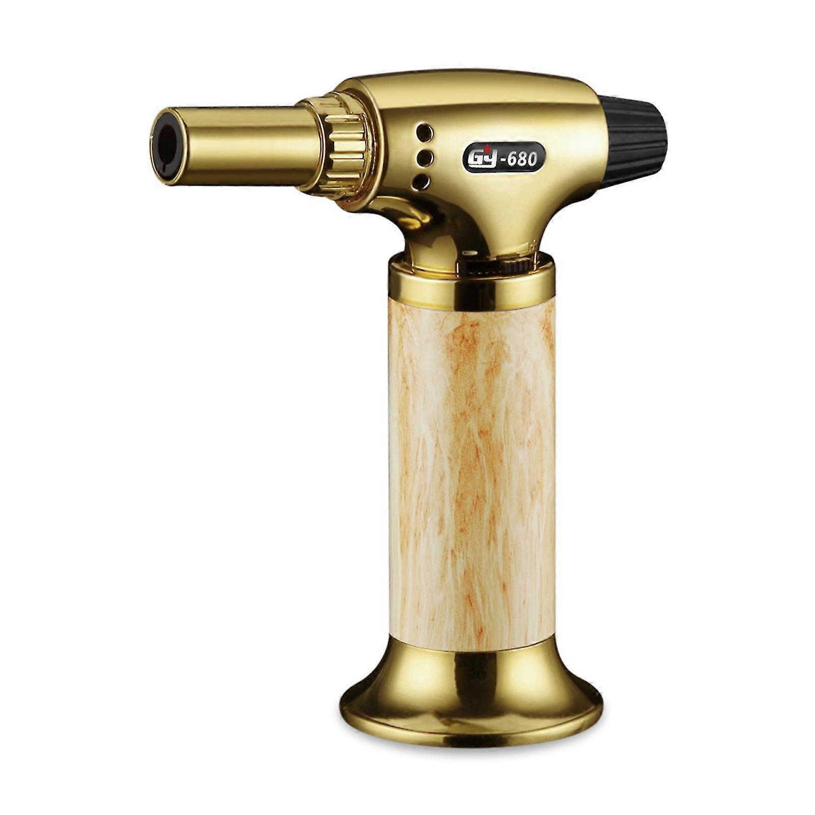 Culinary Torch Lighter Refillable Flamethrower Kitchen Cooking Torch With Adjustable-COLOR A