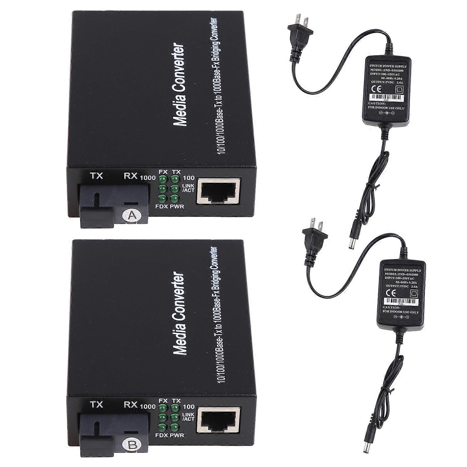 20km Metal Gigabit SC Single-mode Switch Single Mode Single Fiber Optical Fiber Transceiver A Side/ B Side Transceiver